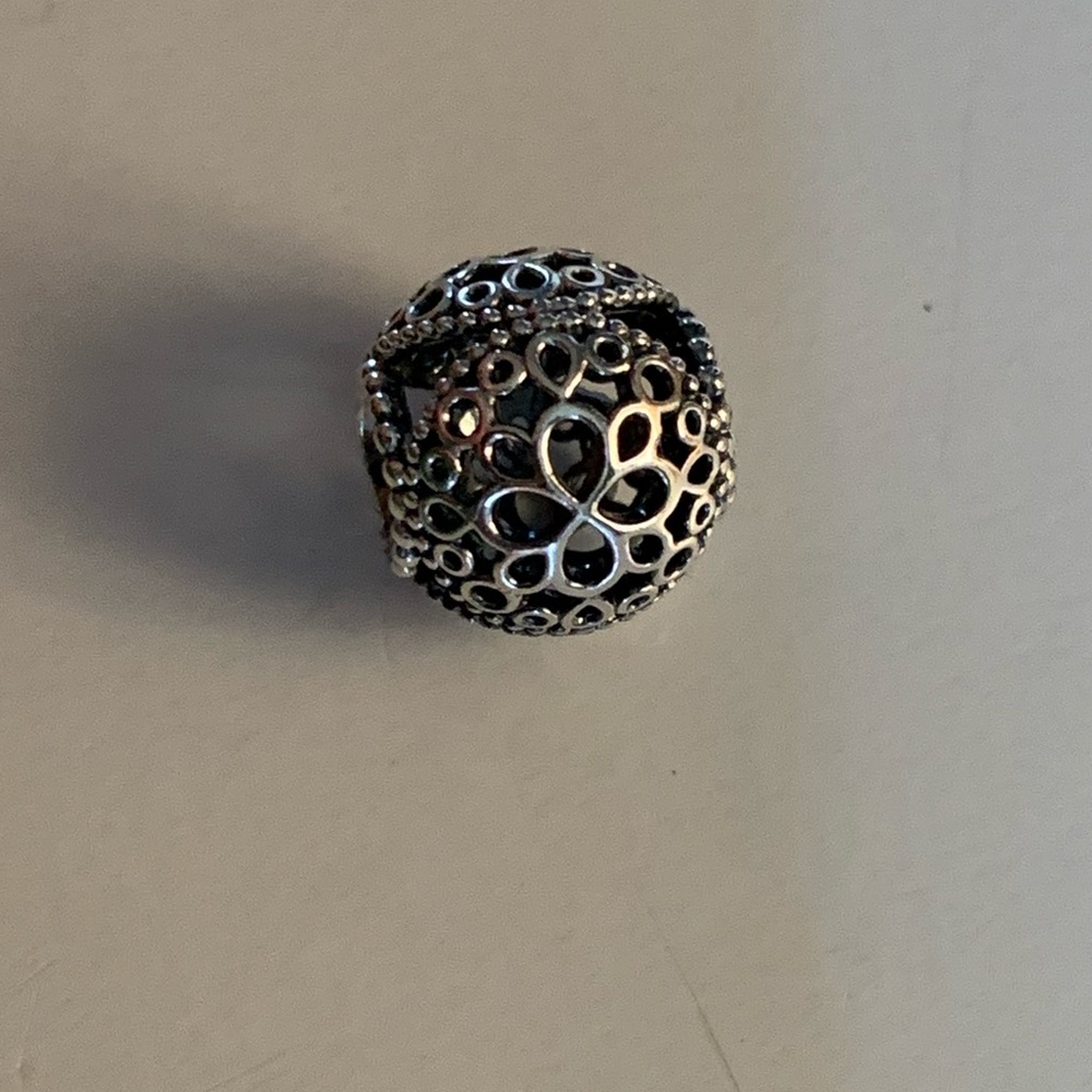 Silver Pandora bead
